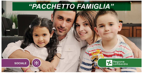 “Pacchetto famiglia” contributi straordinari per il sostegno alle famiglie nell’ambito dell’emergenza Covid-19